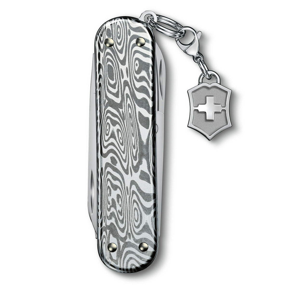 ビクトリノックス VICTORINOX クラシック SD ブリリアント ダマスカス ナイフ マルチツール サバイバルナイフ アウトドア キャンプ 0.6221.34【2025 新作】
