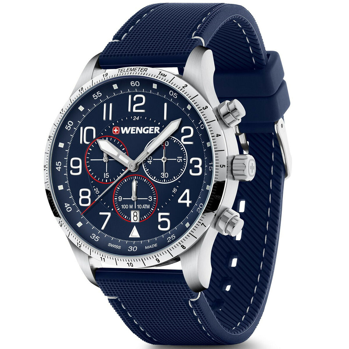 ウェンガー WENGER Attitude Chrono アティテュード クロノグラフ 腕時計 メンズ 01.1543.117