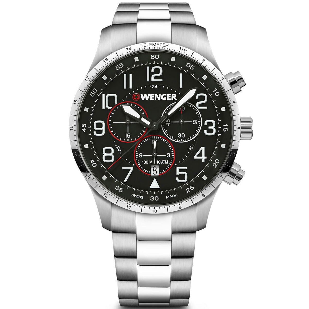 ウェンガー WENGER Attitude Chrono アティテュード クロノグラフ 腕時計 メンズ 01.1543.120