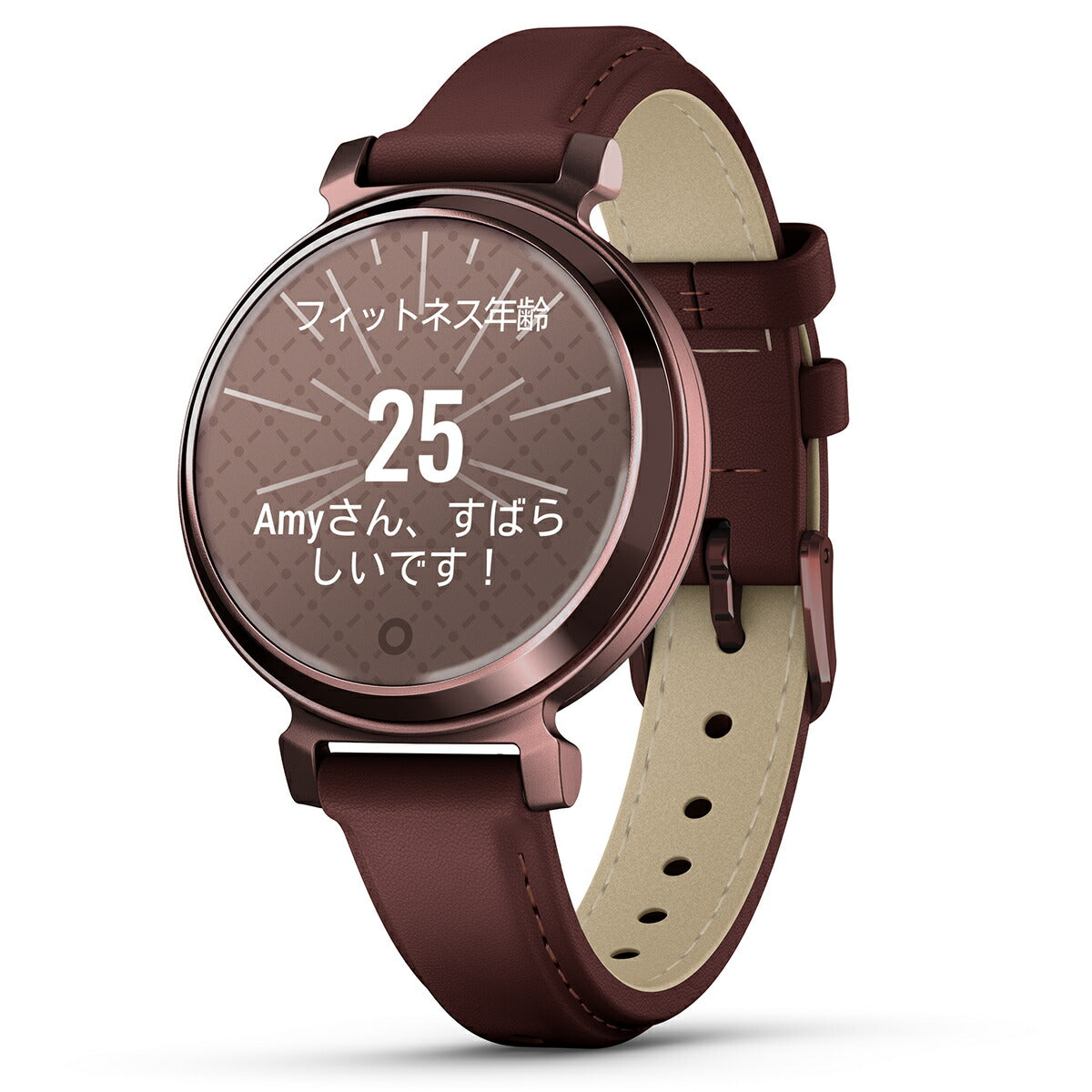 ガーミン GARMIN Lily 2 Classic リリー2 クラシック GPS スマートウォッチ ウェアラブル 010-02839-51 腕時計 レディース Mulberry Leather/Dark Bronze【2024 新作】