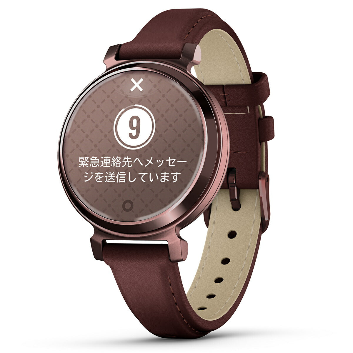 ガーミン GARMIN Lily 2 Classic リリー2 クラシック GPS スマートウォッチ ウェアラブル 010-02839-51 腕時計 レディース Mulberry Leather/Dark Bronze【2024 新作】