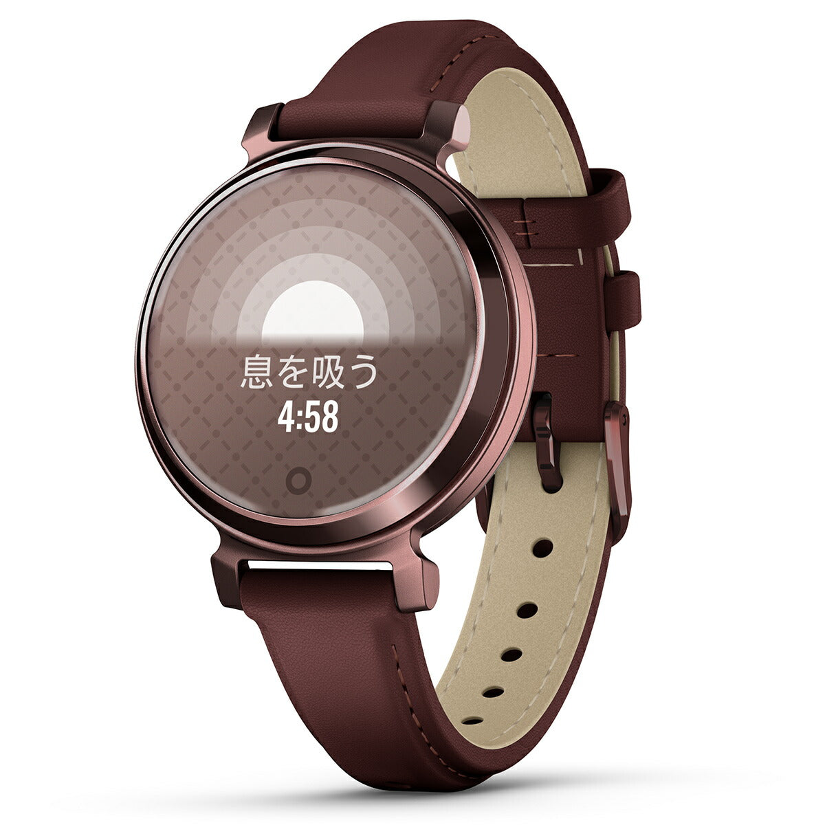 ガーミン GARMIN Lily 2 Classic リリー2 クラシック GPS スマートウォッチ ウェアラブル 010-02839-51 腕時計 レディース Mulberry Leather/Dark Bronze【2024 新作】
