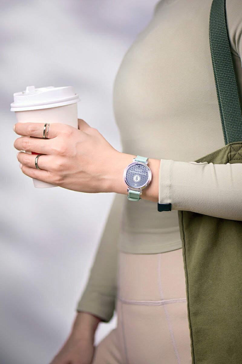 ガーミン GARMIN Lily 2 Classic リリー2 クラシック GPS スマートウォッチ ウェアラブル 010-02839-53 腕時計 レディース Sage Gray Nylon/Silver【2024 新作】