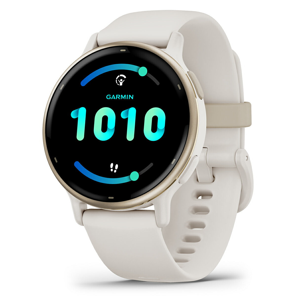 ガーミン GARMIN vivoactive 5 ヴィヴォアクティブ5 GPS スマートウォッチ ライフログ 010-02862-41 腕時計 メンズ レディース Ivory/Cream Gold