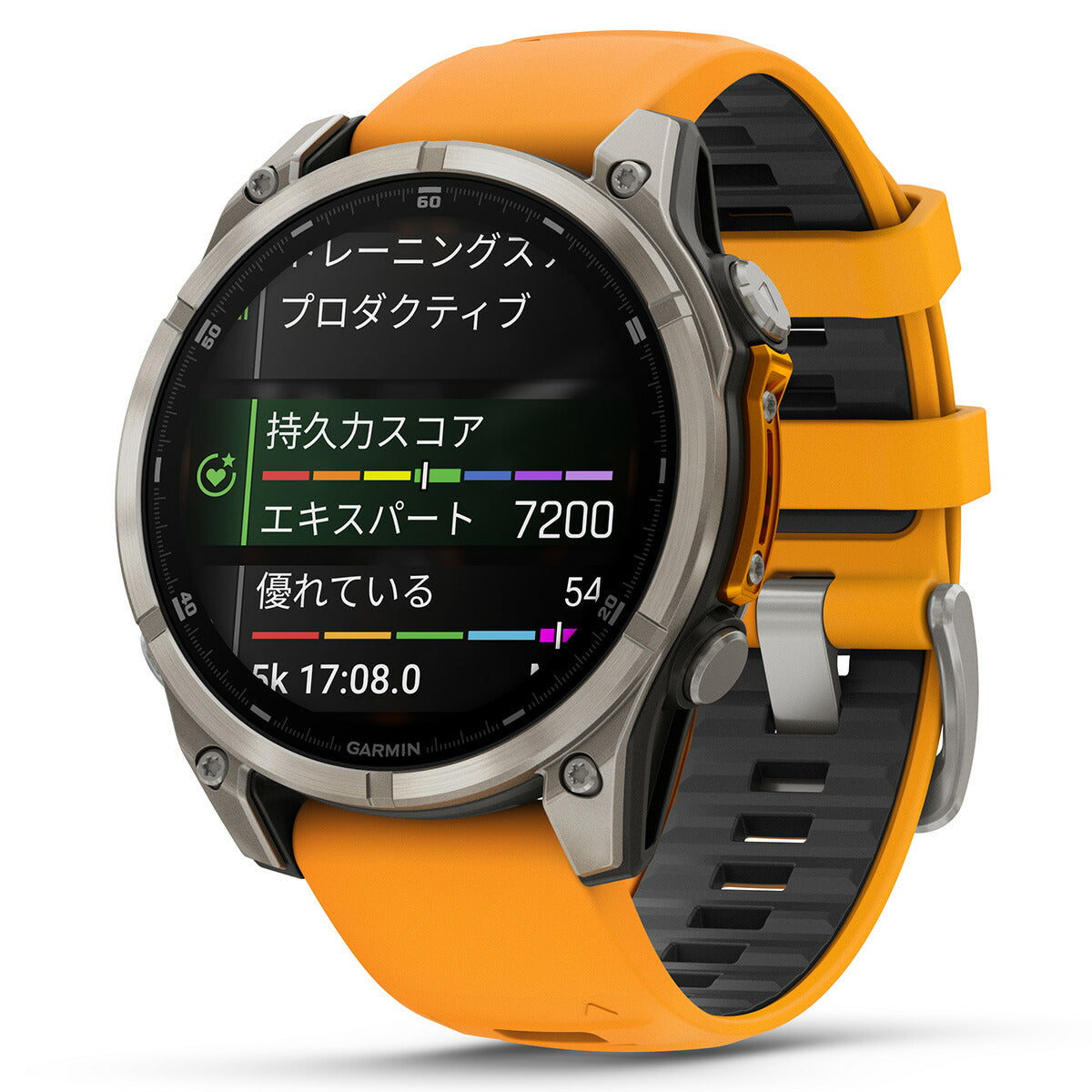 ガーミン GARMIN fenix 8 AMOLED 47mm フェニックス8 アモレッド 47ミリ GPS スマートウォッチ 腕時計 010-02904-17 Ti / Orange【2024 新作】