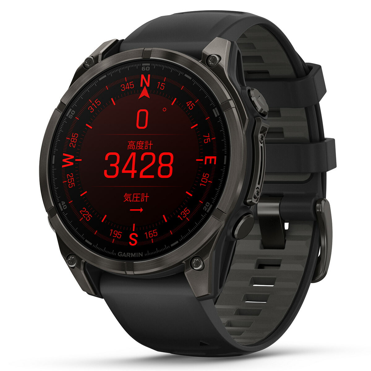 ガーミン GARMIN fenix 8 AMOLED 47mm フェニックス8 アモレッド 47ミリ GPS スマートウォッチ 腕時計 010-02904-27 Ti Carbon Gray DLC / Black【2024 新作】