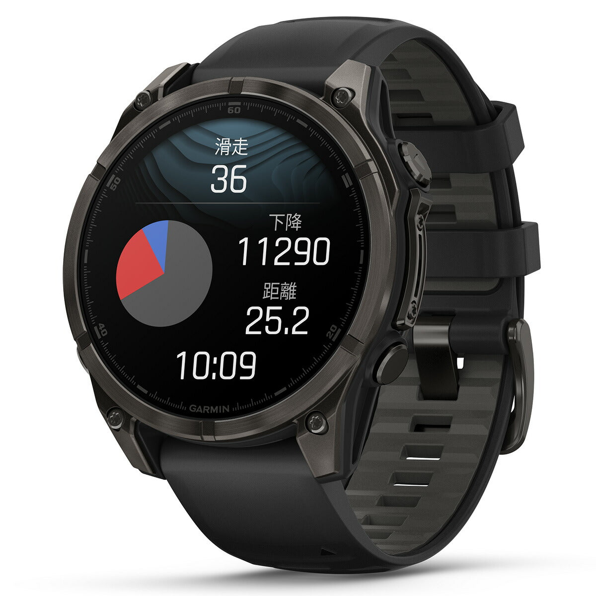 ガーミン GARMIN fenix 8 AMOLED 47mm フェニックス8 アモレッド 47ミリ GPS スマートウォッチ 腕時計 010-02904-27 Ti Carbon Gray DLC / Black【2024 新作】