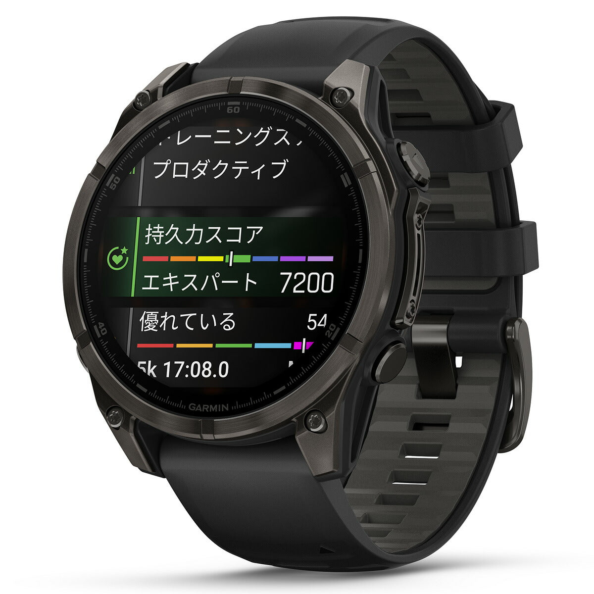 ガーミン GARMIN fenix 8 AMOLED 47mm フェニックス8 アモレッド 47ミリ GPS スマートウォッチ 腕時計 010-02904-27 Ti Carbon Gray DLC / Black【2024 新作】