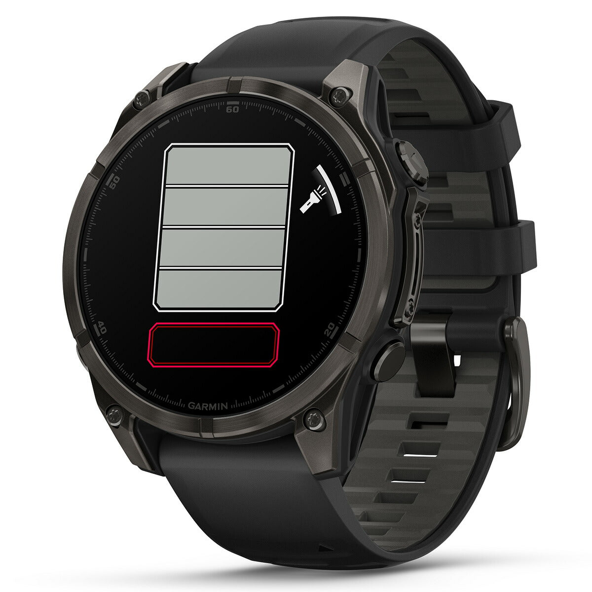 ガーミン GARMIN fenix 8 AMOLED 47mm フェニックス8 アモレッド 47ミリ GPS スマートウォッチ 腕時計 010-02904-27 Ti Carbon Gray DLC / Black【2024 新作】