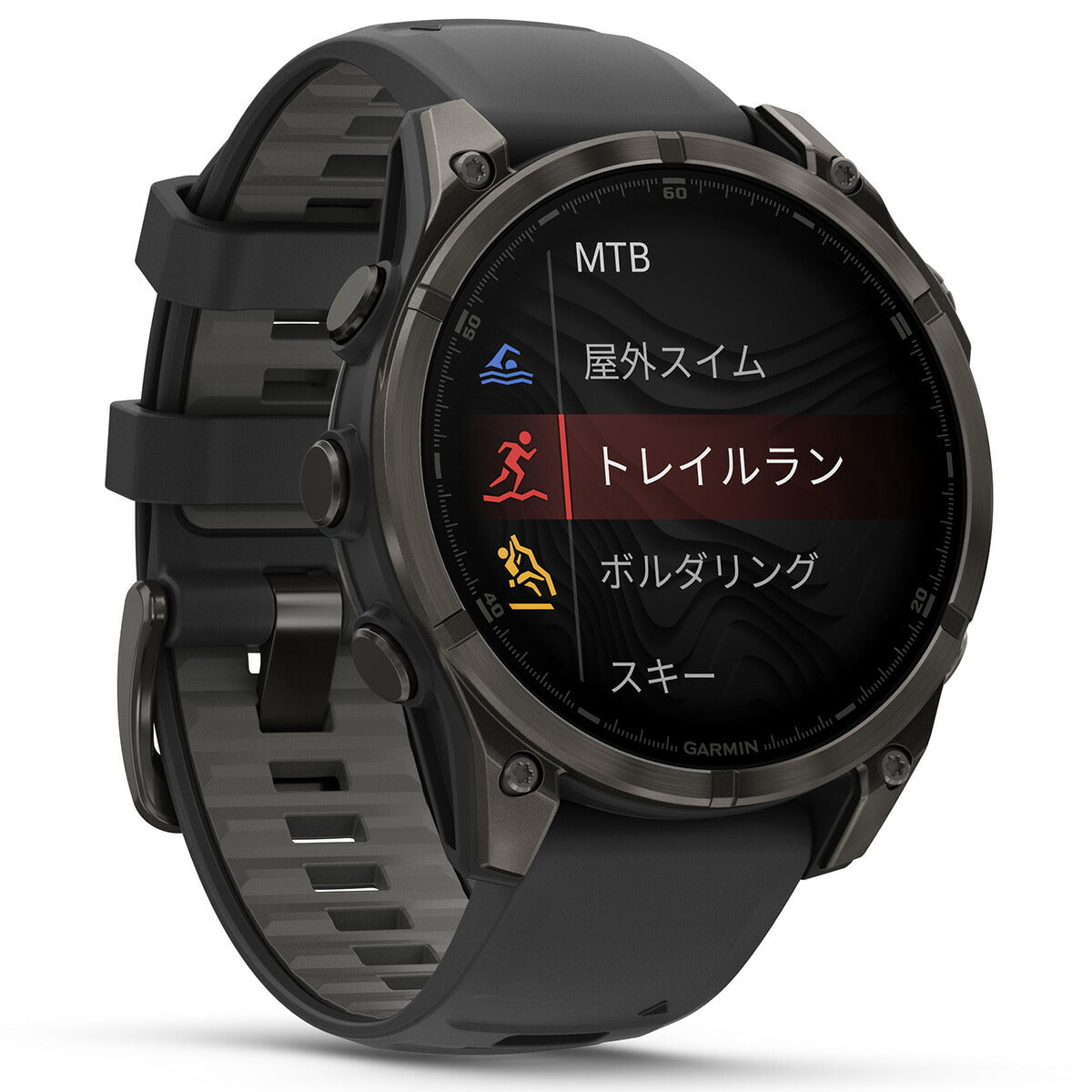ガーミン GARMIN fenix 8 AMOLED 47mm フェニックス8 アモレッド 47ミリ GPS スマートウォッチ 腕時計 010-02904-27 Ti Carbon Gray DLC / Black【2024 新作】