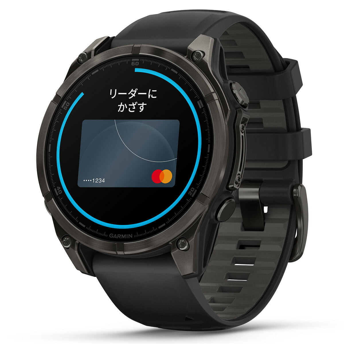 ガーミン GARMIN fenix 8 AMOLED 47mm フェニックス8 アモレッド 47ミリ GPS スマートウォッチ 腕時計 010-02904-27 Ti Carbon Gray DLC / Black【2024 新作】