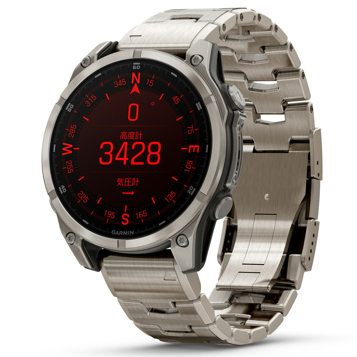 ガーミン GARMIN fenix 8 AMOLED 47mm フェニックス8 アモレッド 47ミリ GPS スマートウォッチ 腕時計 010-02904-47 Ti / MatalBand【2024 新作】
