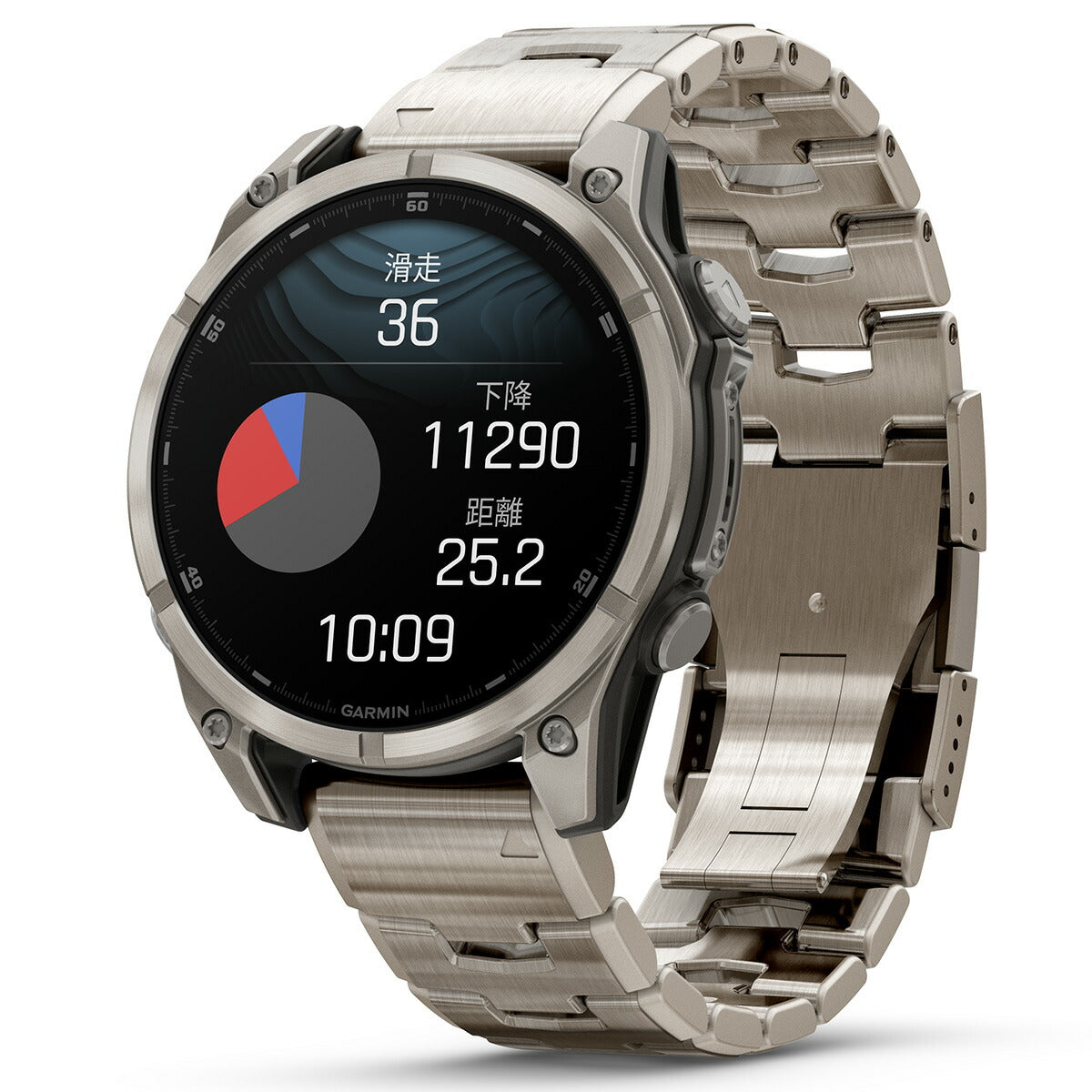 ガーミン GARMIN fenix 8 AMOLED 47mm フェニックス8 アモレッド 47ミリ GPS スマートウォッチ 腕時計 010-02904-47 Ti / MatalBand【2024 新作】