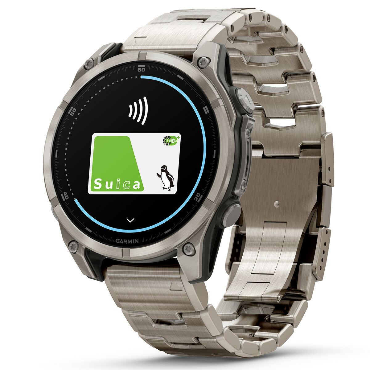 ガーミン GARMIN fenix 8 AMOLED 47mm フェニックス8 アモレッド 47ミリ GPS スマートウォッチ 腕時計 010-02904-47 Ti / MatalBand【2024 新作】