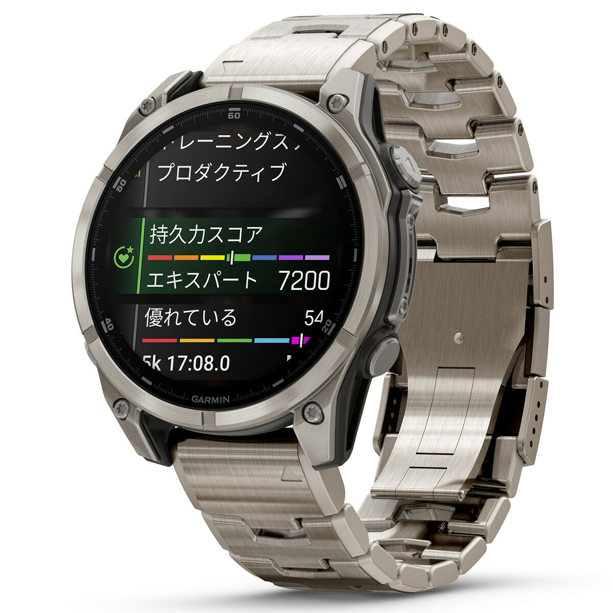 ガーミン GARMIN fenix 8 AMOLED 47mm フェニックス8 アモレッド 47ミリ GPS スマートウォッチ 腕時計 010-02904-47 Ti / MatalBand【2024 新作】