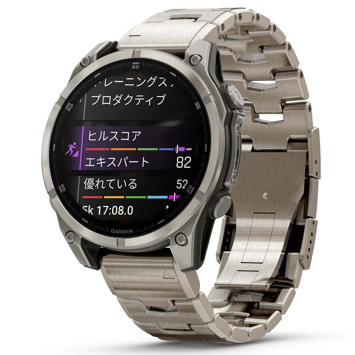 ガーミン GARMIN fenix 8 AMOLED 47mm フェニックス8 アモレッド 47ミリ GPS スマートウォッチ 腕時計 010-02904-47 Ti / MatalBand【2024 新作】