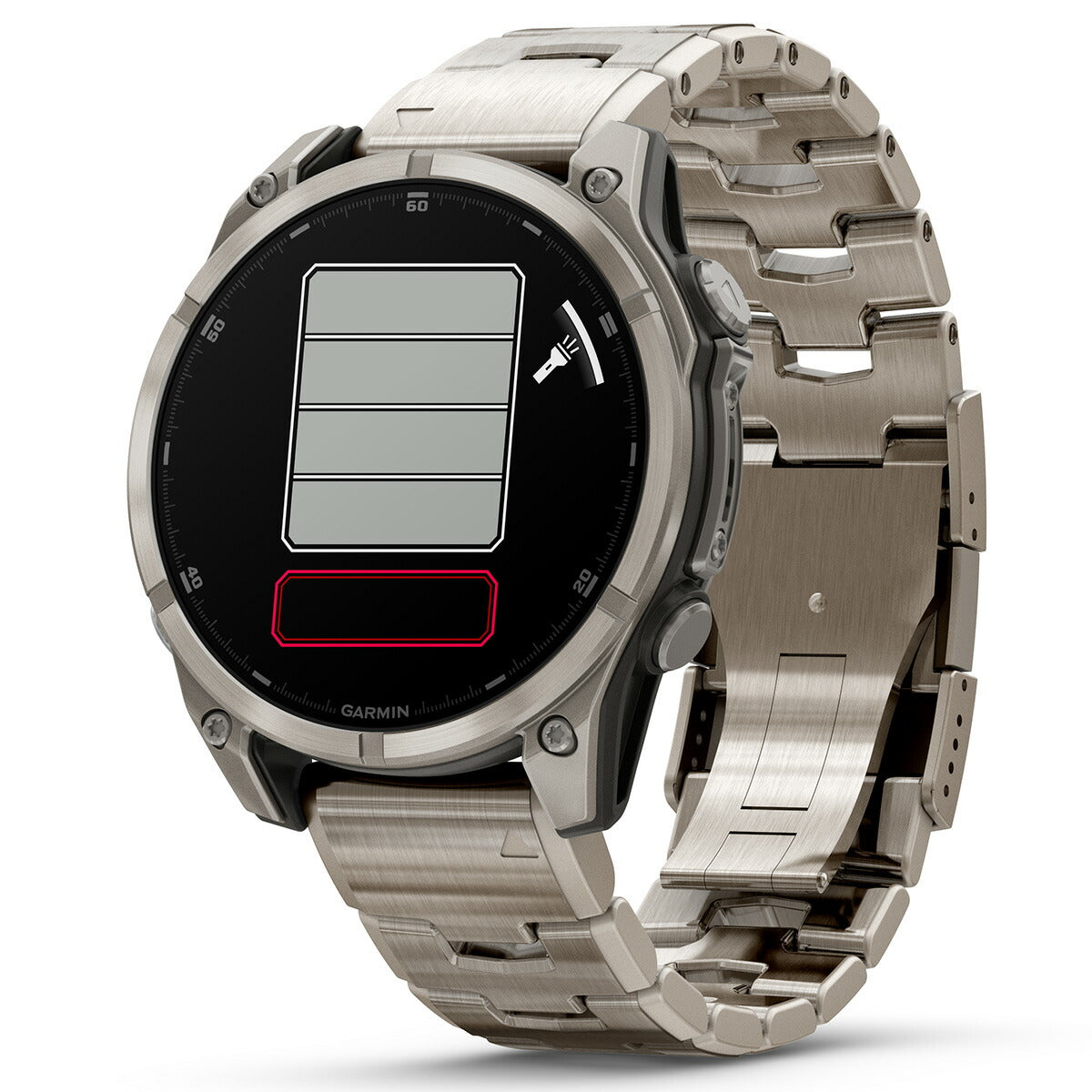 ガーミン GARMIN fenix 8 AMOLED 47mm フェニックス8 アモレッド 47ミリ GPS スマートウォッチ 腕時計 010-02904-47 Ti / MatalBand【2024 新作】