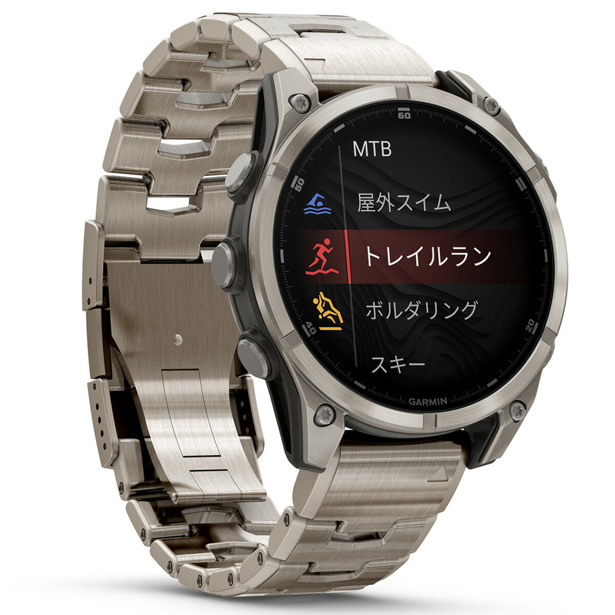 ガーミン GARMIN fenix 8 AMOLED 47mm フェニックス8 アモレッド 47ミリ GPS スマートウォッチ 腕時計 010-02904-47 Ti / MatalBand【2024 新作】