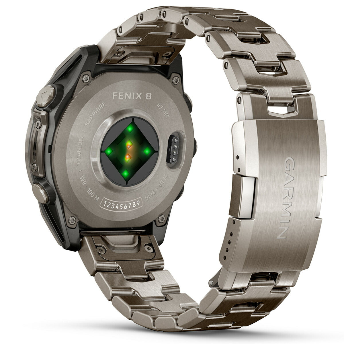 ガーミン GARMIN fenix 8 AMOLED 47mm フェニックス8 アモレッド 47ミリ GPS スマートウォッチ 腕時計 010-02904-47 Ti / MatalBand【2024 新作】