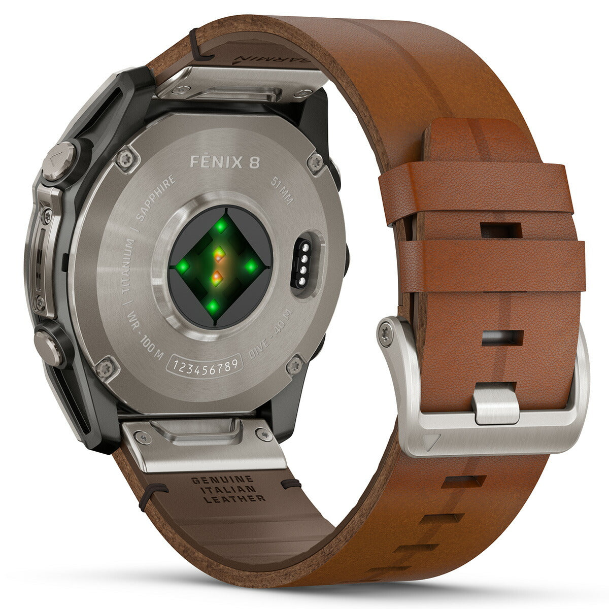 ガーミン GARMIN fenix 8 AMOLED 51mm フェニックス8 アモレッド 51ミリ GPS スマートウォッチ 腕時計 010-02905-81 Ti / Leather Band【2024 新作】