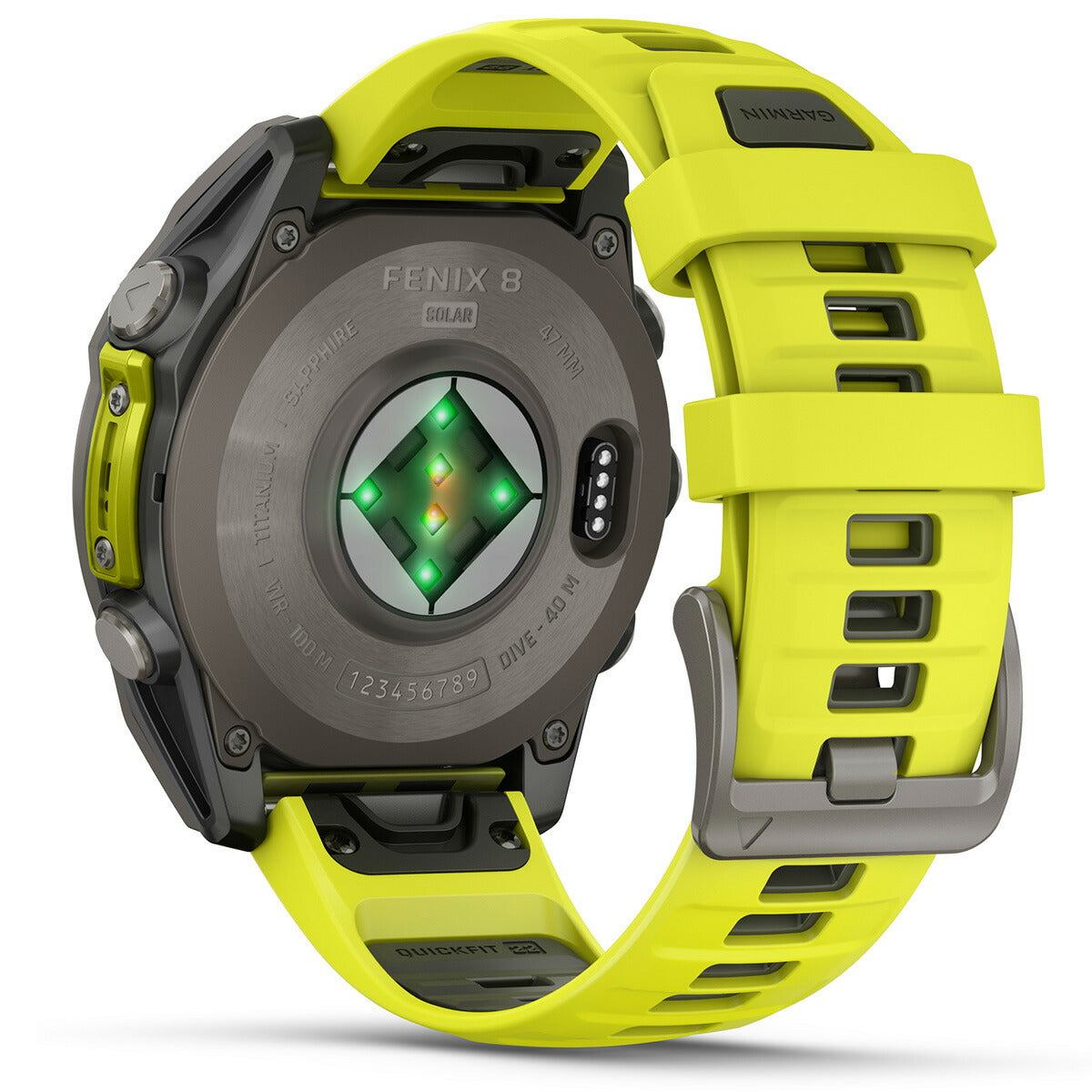 ガーミン GARMIN fenix 8 Sapphire Dual Power 47mm フェニックス8 サファイア デュアルパワー GPS スマートウォッチ 腕時計 010-02906-51 Ti / Amp Yellow【2024 新作】