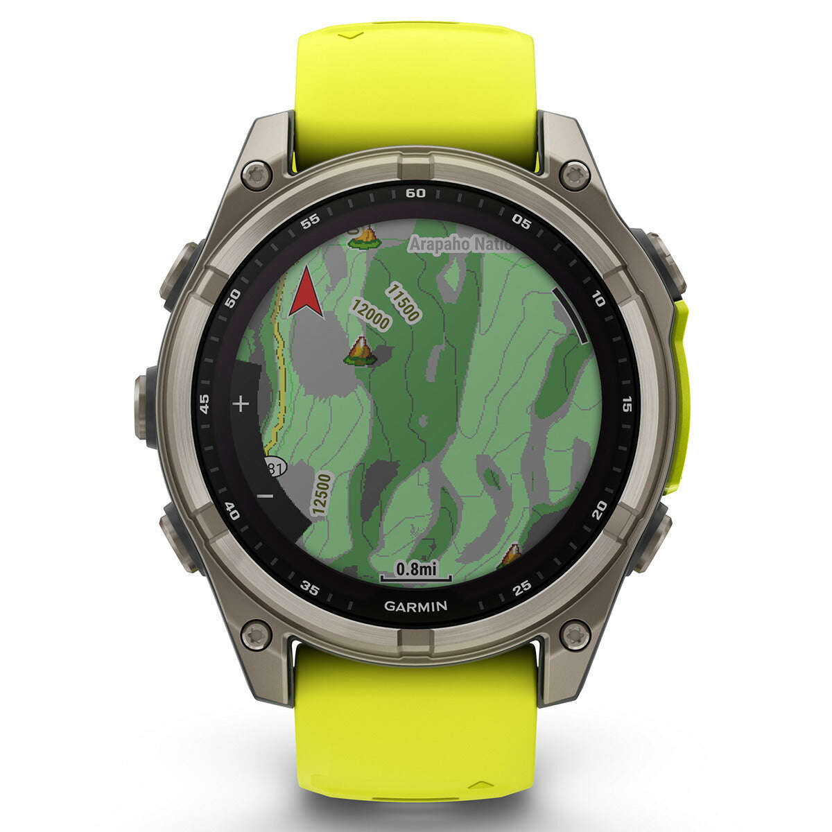 ガーミン GARMIN fenix 8 Sapphire Dual Power 47mm フェニックス8 サファイア デュアルパワー GPS スマートウォッチ 腕時計 010-02906-51 Ti / Amp Yellow【2024 新作】