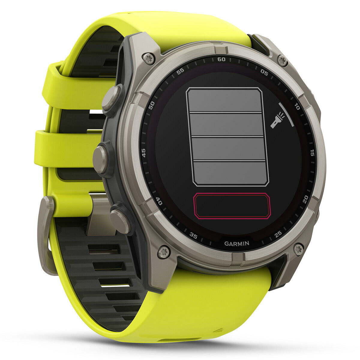 ガーミン GARMIN fenix 8 Sapphire Dual Power 51mm フェニックス8 サファイア デュアルパワー GPS スマートウォッチ 腕時計 010-02907-51 Ti / Amp Yellow【2024 新作】
