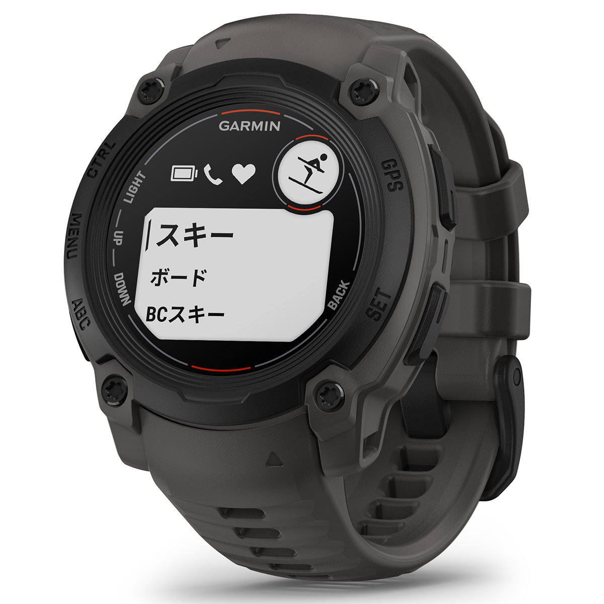 ガーミン GARMIN Instinct E 40mm インスティンクトE 40ミリ GPS スマートウォッチ アウトドア 腕時計 010-02932-12 Black/Charcoal【2025 新作】