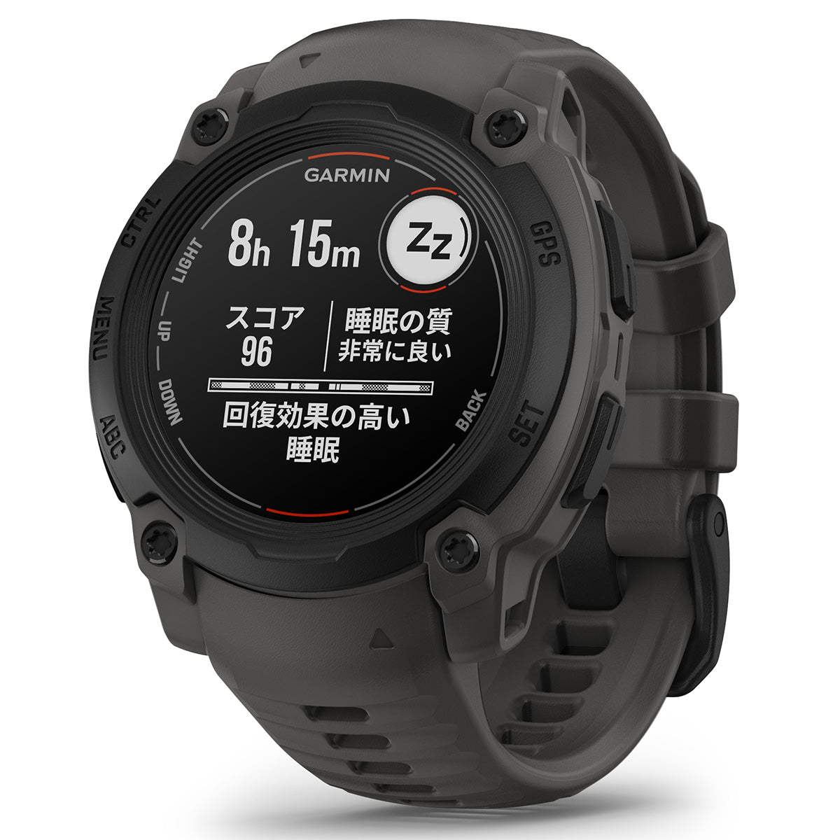 ガーミン GARMIN Instinct E 40mm インスティンクトE 40ミリ GPS スマートウォッチ アウトドア 腕時計 010-02932-12 Black/Charcoal【2025 新作】