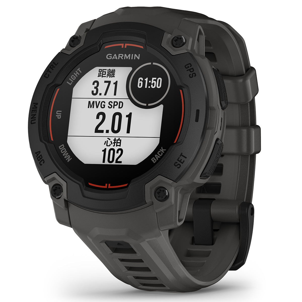 ガーミン GARMIN Instinct E 45mm インスティンクトE 45ミリ GPS スマートウォッチ アウトドア 腕時計 010-02933-12 Black/Charcoal【2025 新作】