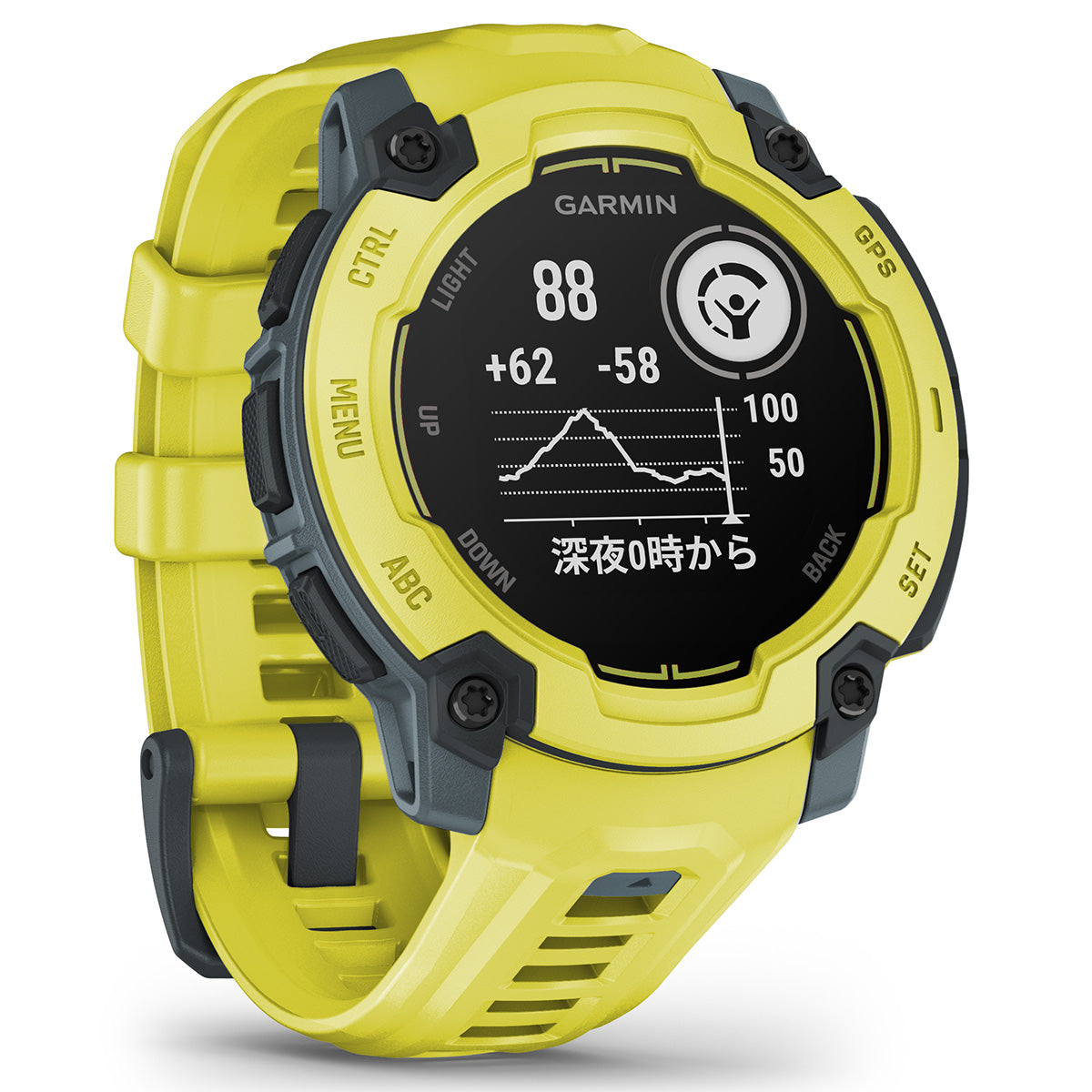 ガーミン GARMIN Instinct E 45mm インスティンクトE 45ミリ GPS スマートウォッチ アウトドア 腕時計 010-02933-22 Electric Lime【2025 新作】