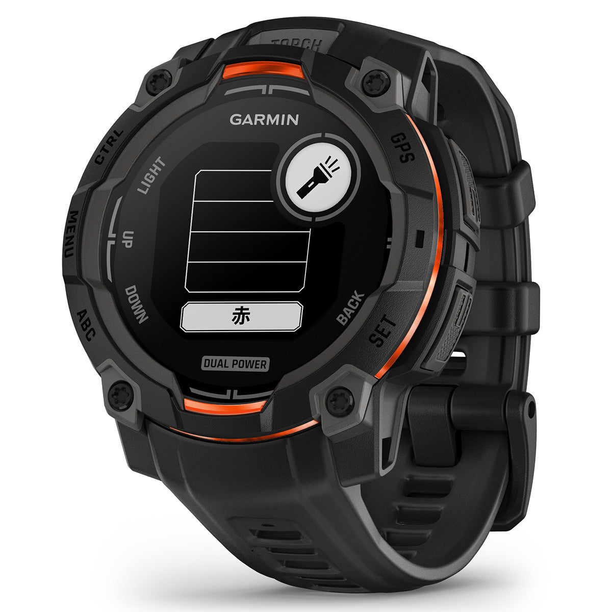 ガーミン GARMIN Instinct 3 Dual Power 45mm インスティンクト3 デュアルパワー 45ミリ GPS スマートウォッチ アウトドア 腕時計 010-02934-30 Black【2025 新作】