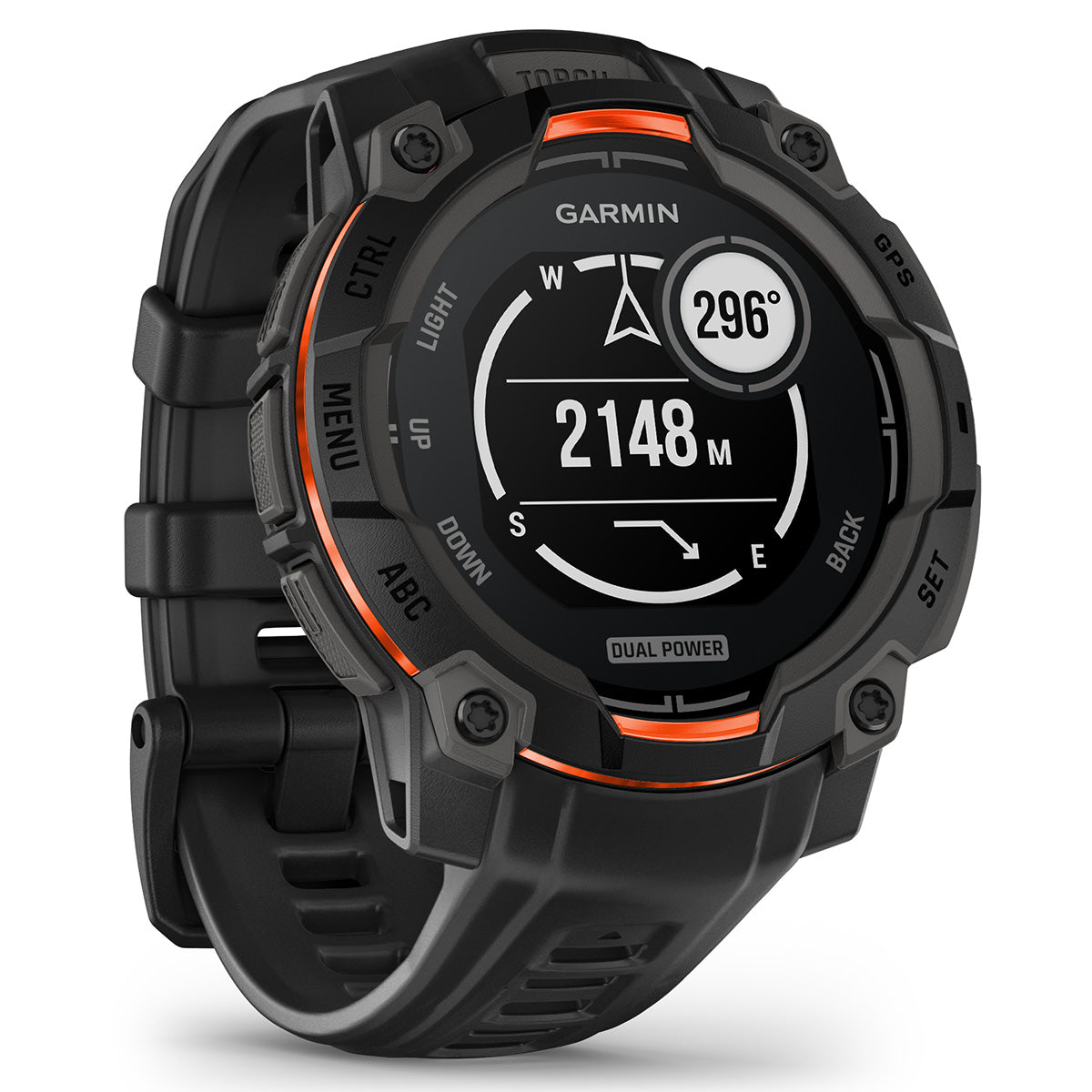 ガーミン GARMIN Instinct 3 Dual Power 45mm インスティンクト3 デュアルパワー 45ミリ GPS スマートウォッチ アウトドア 腕時計 010-02934-30 Black【2025 新作】