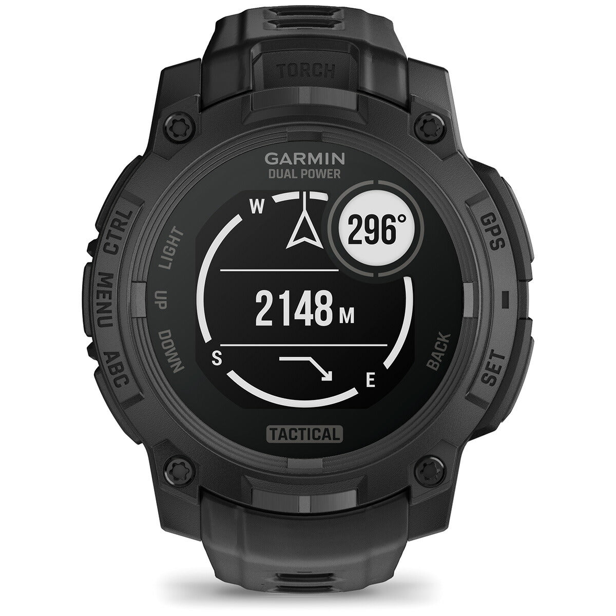 ガーミン GARMIN Instinct 3 Tactical Dual Power 45mm インスティンクト3 タクティカル デュアルパワー GPS スマートウォッチ アウトドア 腕時計 010-02934-80 Black【2025 新作】
