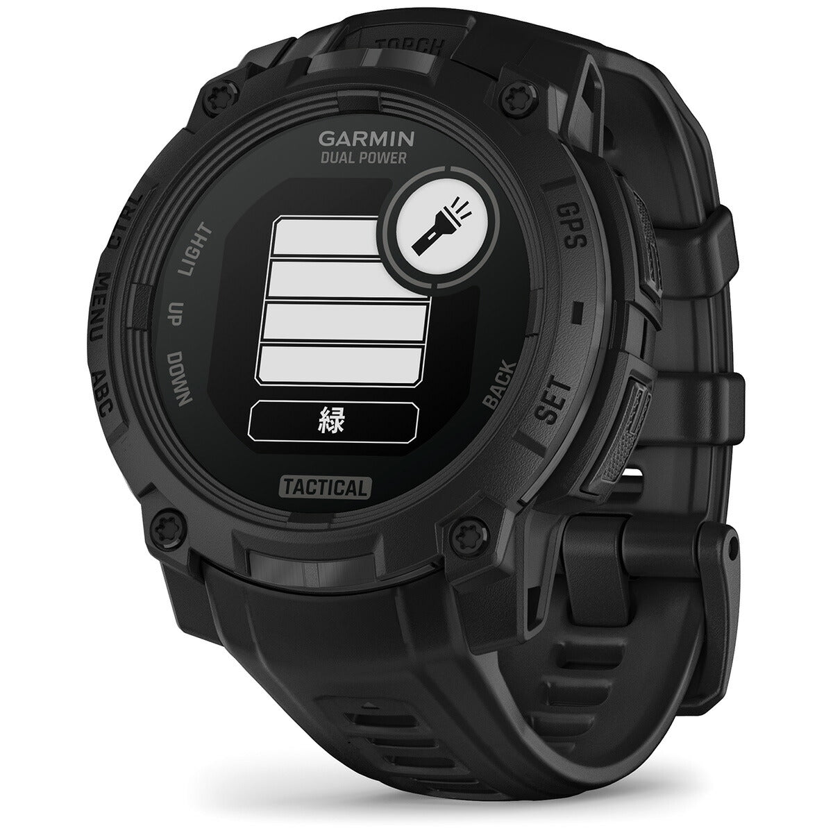 ガーミン GARMIN Instinct 3 Tactical Dual Power 45mm インスティンクト3 タクティカル デュアルパワー GPS スマートウォッチ アウトドア 腕時計 010-02934-80 Black【2025 新作】