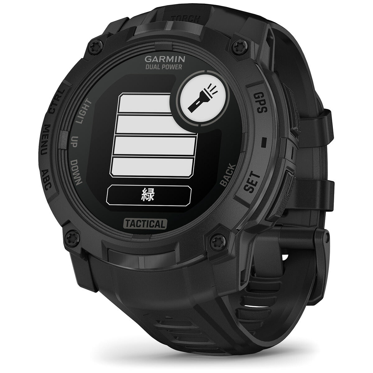 ガーミン GARMIN Instinct 3 Tactical Dual Power 50mm インスティンクト3 タクティカル デュアルパワー GPS スマートウォッチ アウトドア 腕時計 010-02935-80 Black【2025 新作】
