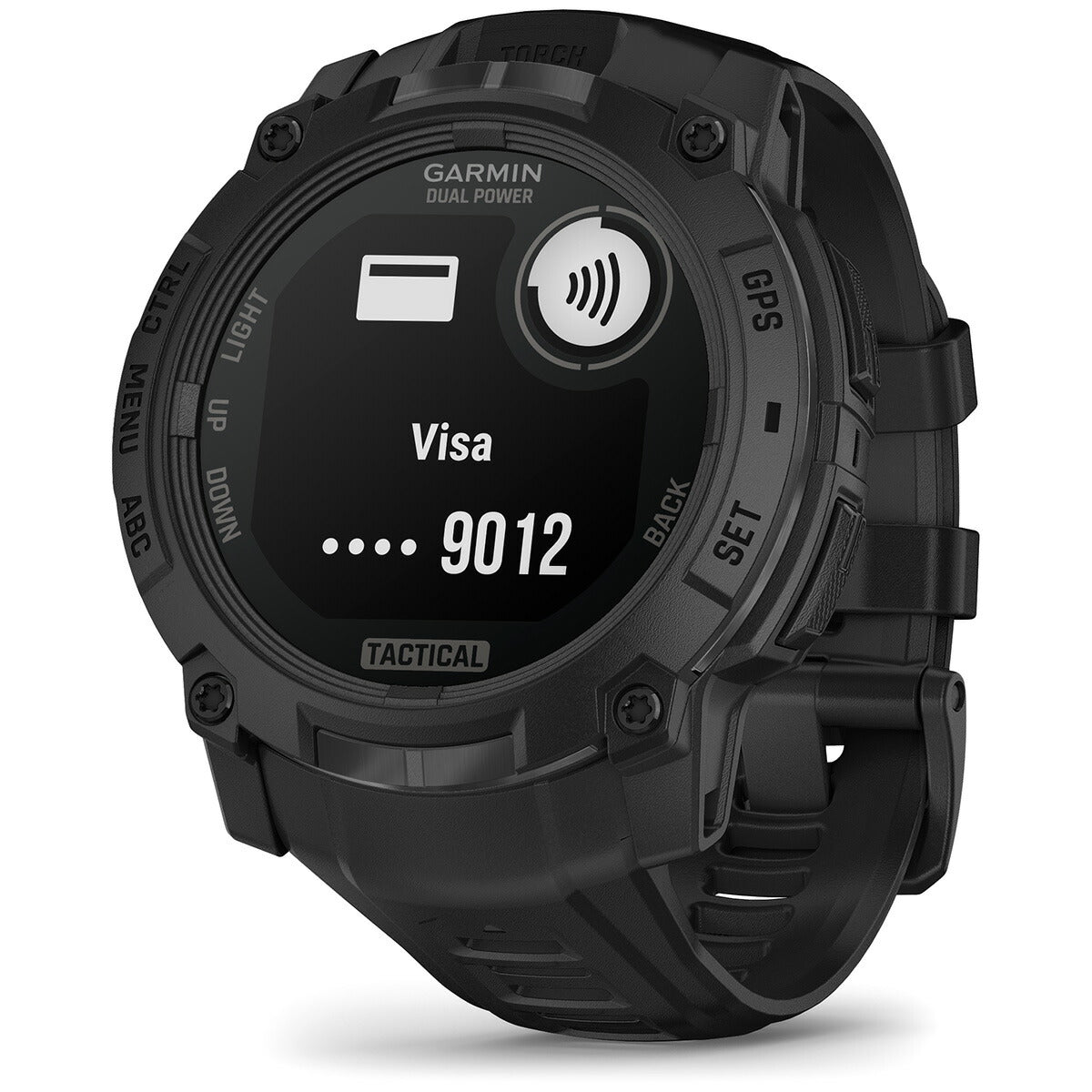 ガーミン GARMIN Instinct 3 Tactical Dual Power 50mm インスティンクト3 タクティカル デュアルパワー GPS スマートウォッチ アウトドア 腕時計 010-02935-80 Black【2025 新作】