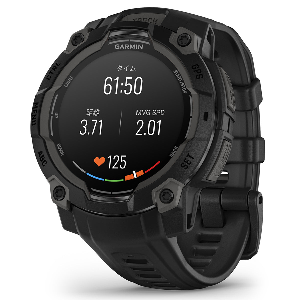 ガーミン GARMIN Instinct 3 AMOLED 45mm インスティンクト3 アモレッド 45ミリ GPS スマートウォッチ アウトドア 腕時計 010-02936-30 Black【2025 新作】
