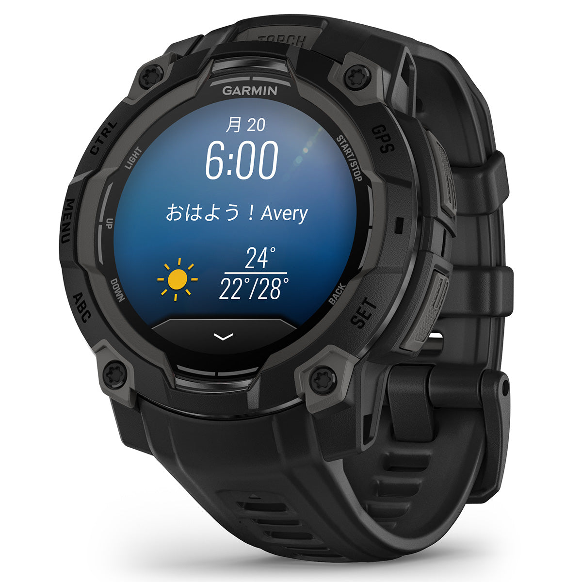 ガーミン GARMIN Instinct 3 AMOLED 45mm インスティンクト3 アモレッド 45ミリ GPS スマートウォッチ アウトドア 腕時計 010-02936-30 Black【2025 新作】