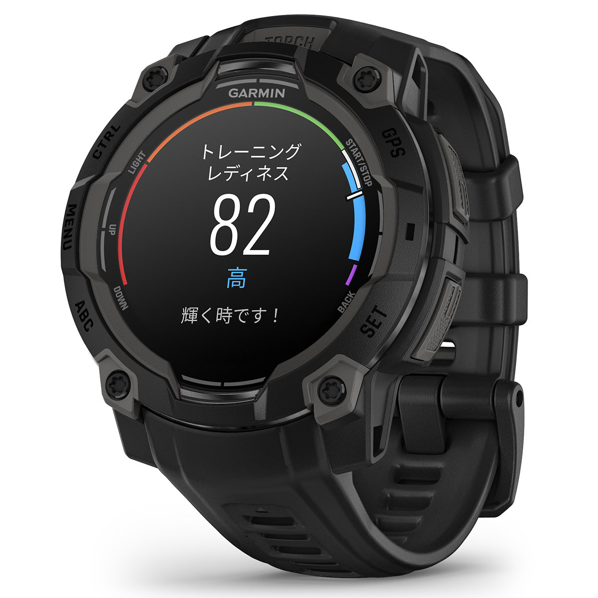 ガーミン GARMIN Instinct 3 AMOLED 45mm インスティンクト3 アモレッド 45ミリ GPS スマートウォッチ アウトドア 腕時計 010-02936-30 Black【2025 新作】