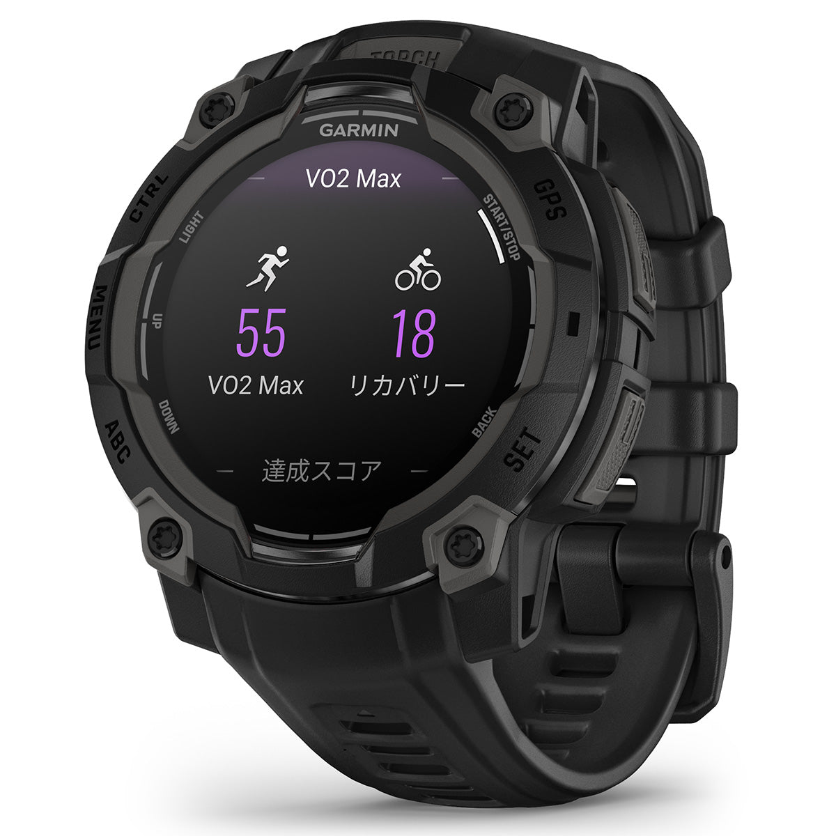 ガーミン GARMIN Instinct 3 AMOLED 45mm インスティンクト3 アモレッド 45ミリ GPS スマートウォッチ アウトドア 腕時計 010-02936-30 Black【2025 新作】