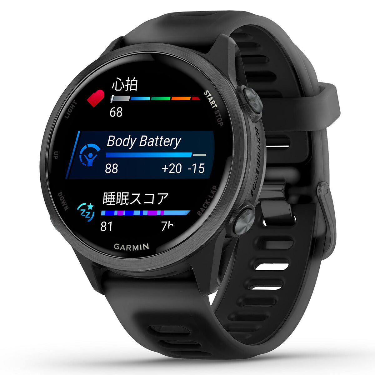 ガーミン GARMIN Forerunner 570 42mm フォアランナー 570 42mm GPS ランニング スマートウォッチ 010-02970-30 腕時計 メンズ レディース Black【2025 新作】