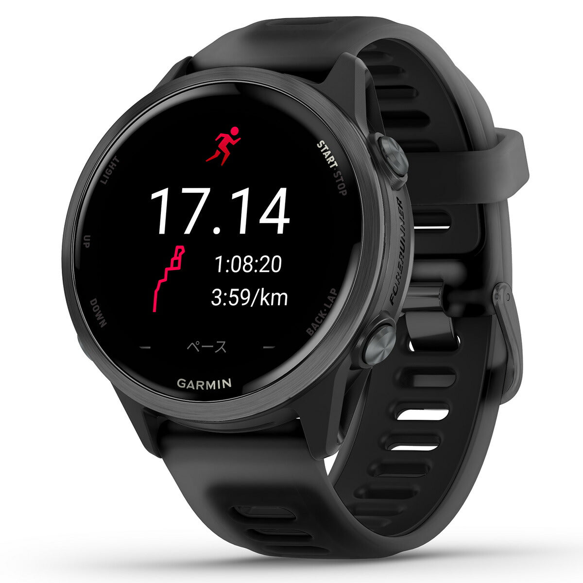 ガーミン GARMIN Forerunner 570 42mm フォアランナー 570 42mm GPS ランニング スマートウォッチ 010-02970-30 腕時計 メンズ レディース Black【2025 新作】