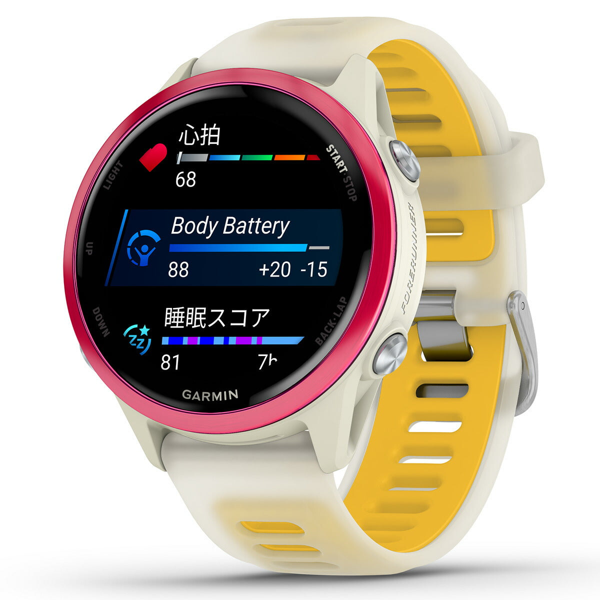 ガーミン GARMIN Forerunner 570 42mm フォアランナー 570 42mm GPS ランニング スマートウォッチ 010-02970-32 腕時計 メンズ レディース Raspberry/Mango【2025 新作】