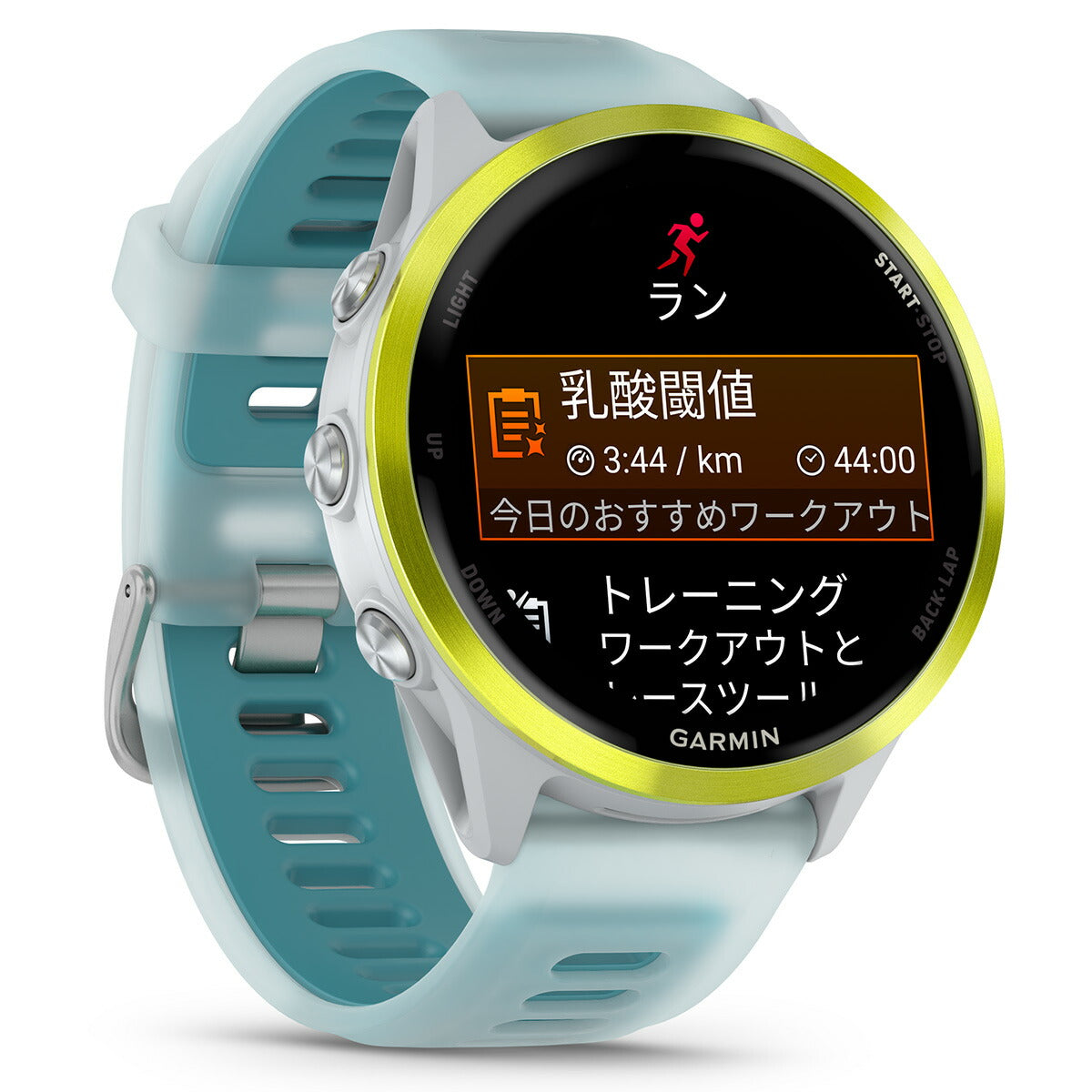 ガーミン GARMIN Forerunner 570 47mm フォアランナー 570 47mm GPS ランニング スマートウォッチ 010-02971-31 腕時計 メンズ レディース White/Amp Yellow【2025 新作】