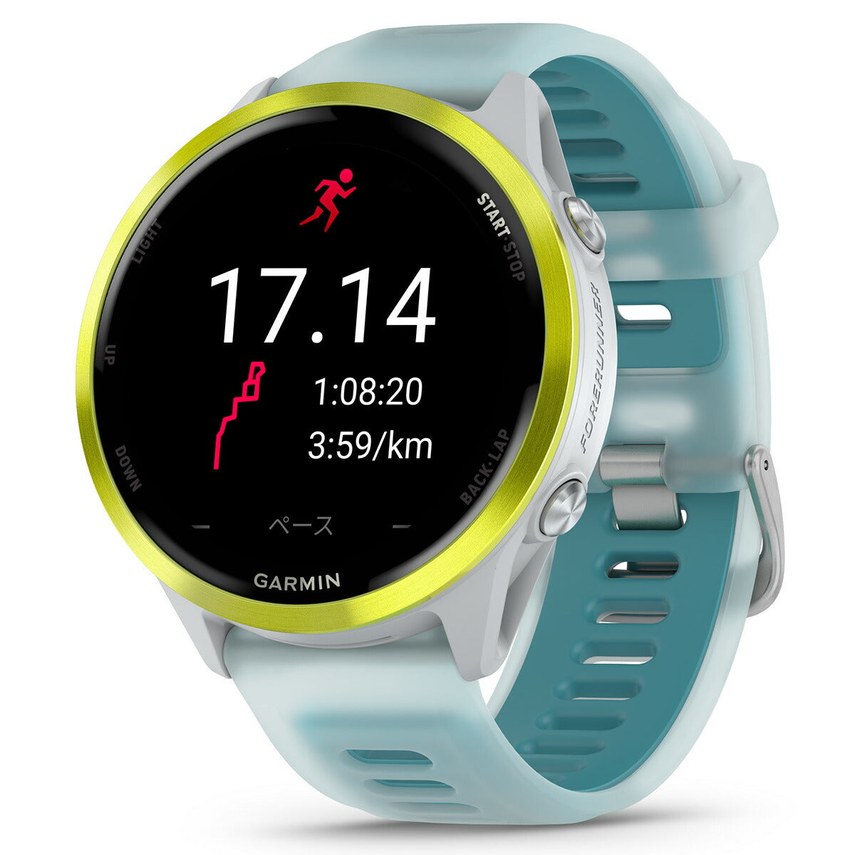 ガーミン GARMIN Forerunner 570 47mm フォアランナー 570 47mm GPS ランニング スマートウォッチ 010-02971-31 腕時計 メンズ レディース White/Amp Yellow【2025 新作】