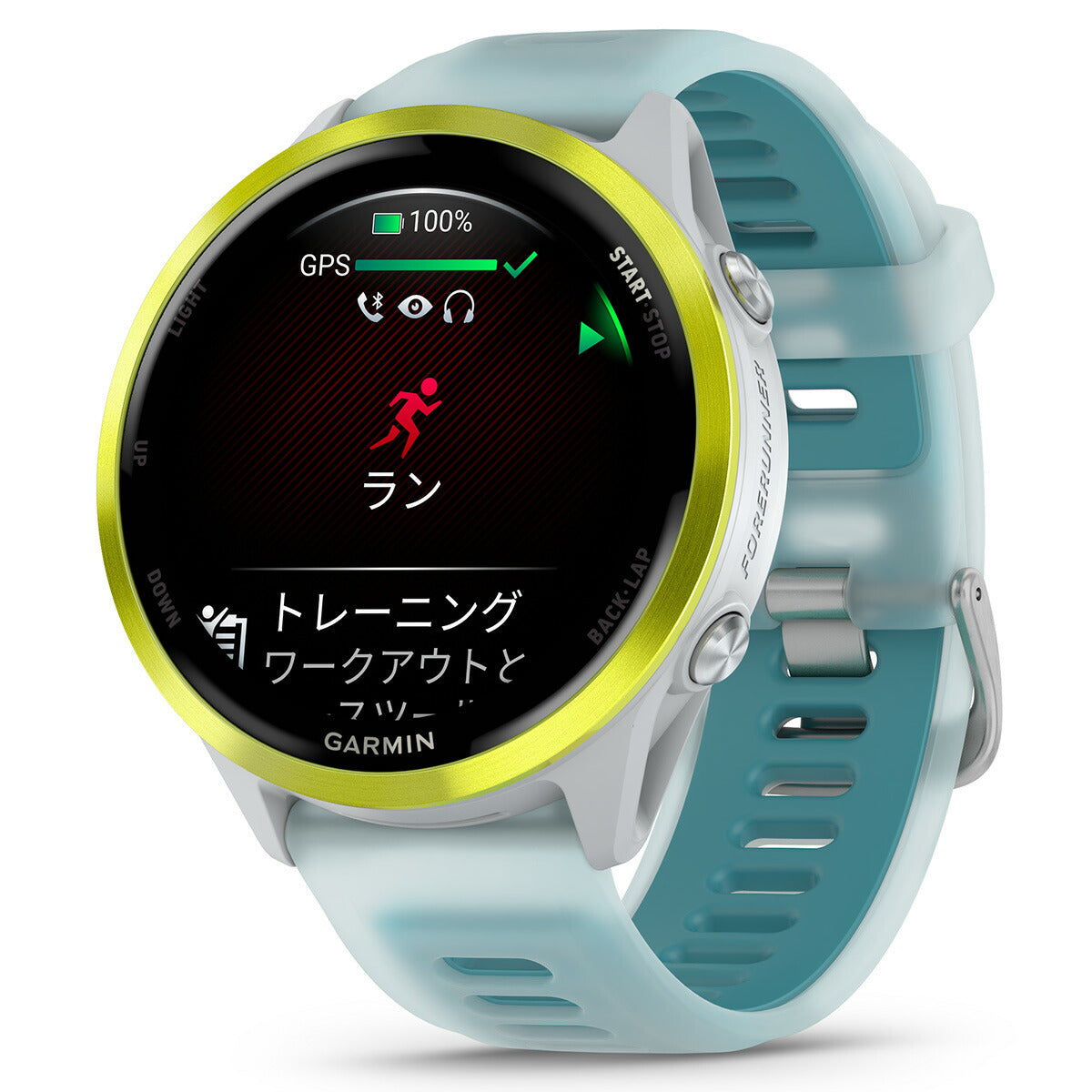 ガーミン GARMIN Forerunner 570 47mm フォアランナー 570 47mm GPS ランニング スマートウォッチ 010-02971-31 腕時計 メンズ レディース White/Amp Yellow【2025 新作】
