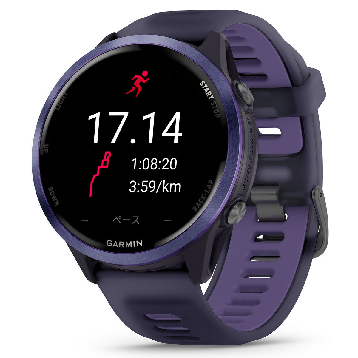 ガーミン GARMIN Forerunner 570 47mm フォアランナー 570 47mm GPS ランニング スマートウォッチ 010-02971-32 腕時計 メンズ レディース Purple【2025 新作】
