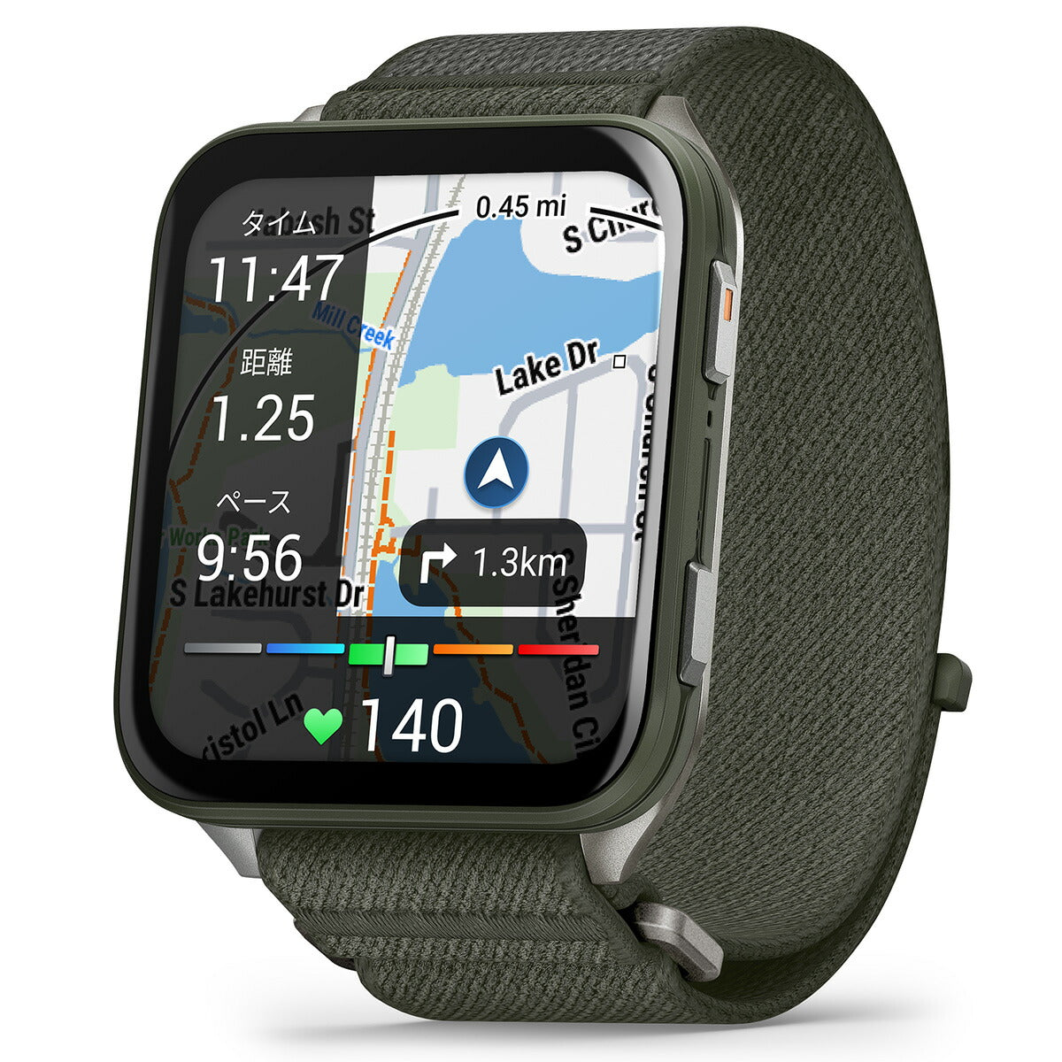 ガーミン GARMIN Venu X1 ヴェニュー エックスワン GPS スマートウォッチ ライフログ 腕時計 メンズ レディース 010-02980-22 Moss【2025 新作】