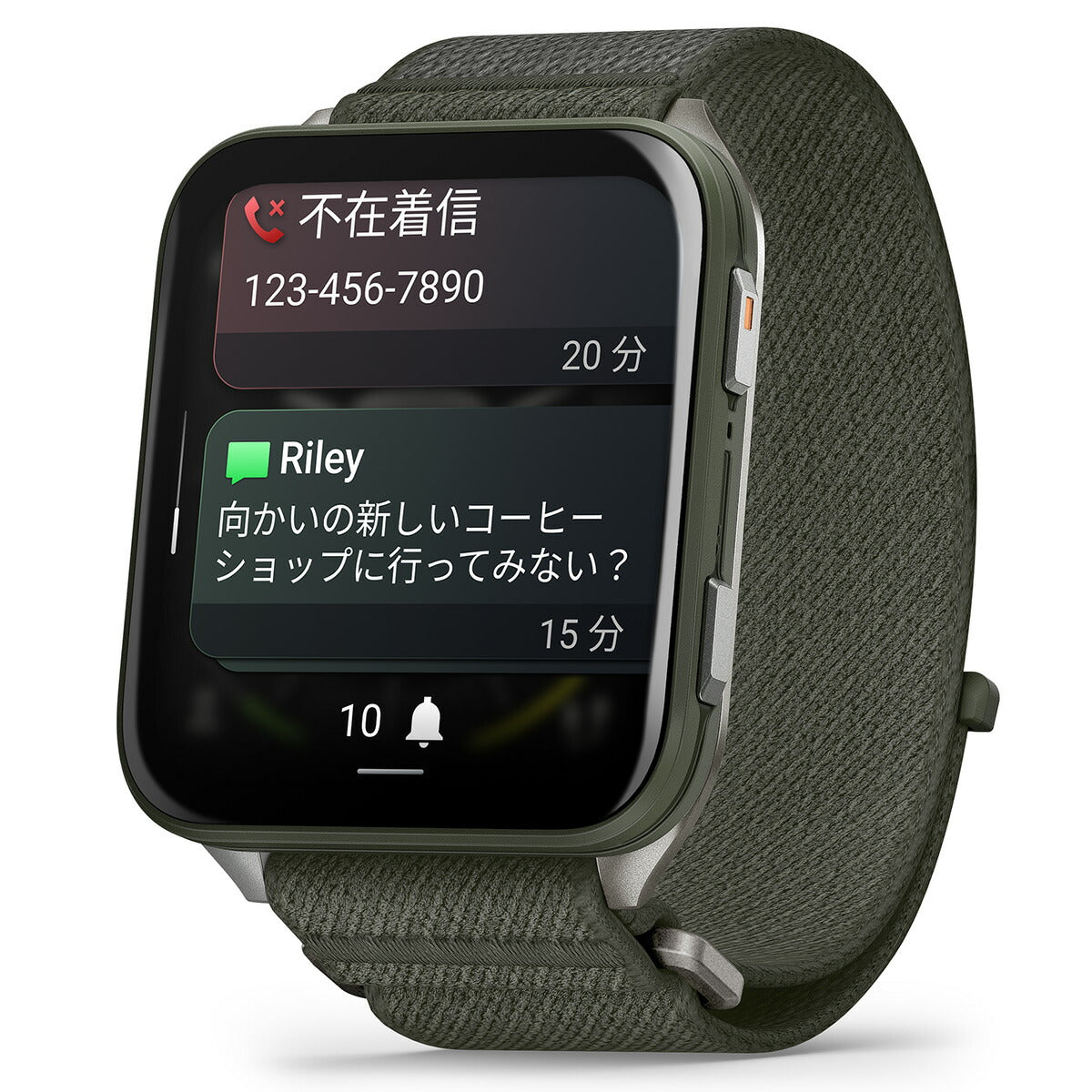ガーミン GARMIN Venu X1 ヴェニュー エックスワン GPS スマートウォッチ ライフログ 腕時計 メンズ レディース 010-02980-22 Moss【2025 新作】